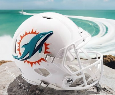 Miami Dolphins Authentic Speed Football Helmet