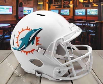 Miami Dolphins Replica Speed Football Helmet