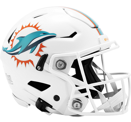 Miami Dolphins Authentic SpeedFlex Football Helmet
