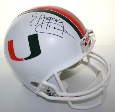 Jim Kelly Autographed Miami Hurricanes Helmet