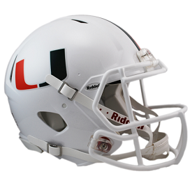 University of Miami Hurricanes Authentic Football Helmet