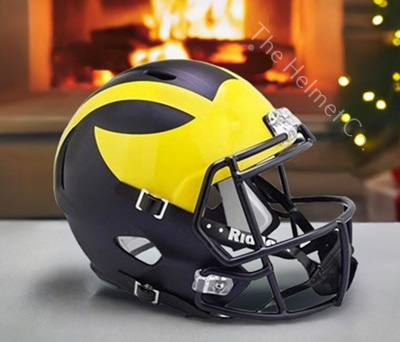 University of Michigan Wolverines Replica Speed Football Helmet