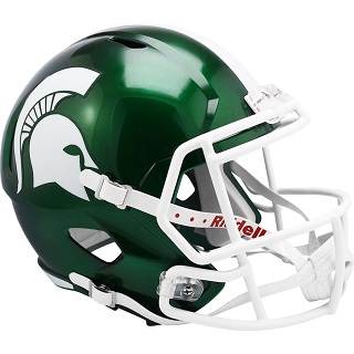 Michigan State Spartans Replica Flash Speed Football Helmet