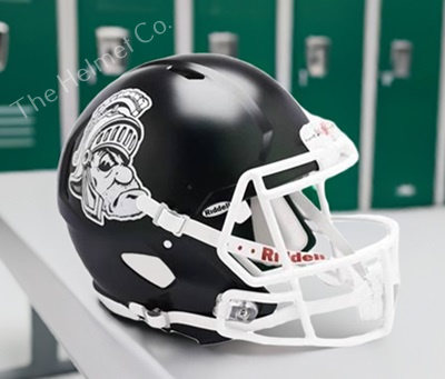 Michigan State Spartans Authentic Gruff Sparty Speed Football Helmet