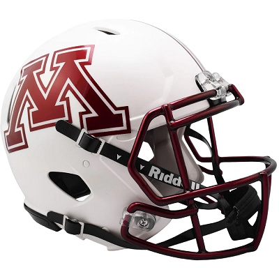University of Minnesota Golden Gophers Replica Big M Speed Football Helmet