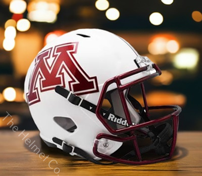 University of Minnesota Golden Gophers Replica Big M Speed Football Helmet