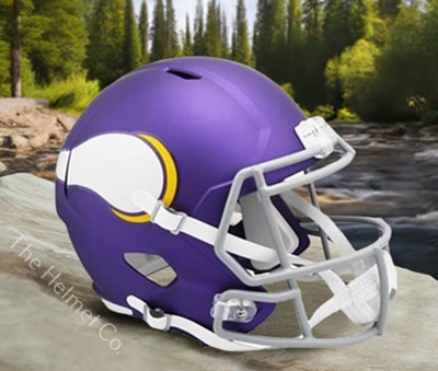 Minnesota Vikings 2023 Alt. Tribute Classic Replica Speed Football Helmet