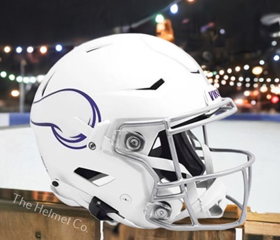 Minnesota Vikings Authentic 2024 Alt. White SpeedFlex Football Helmet