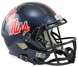 University of Mississippi Ole Miss Rebels Authentic Speed Football Helmet