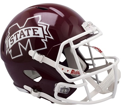 Mississippi State Bulldogs Replica Speed Football Helmet