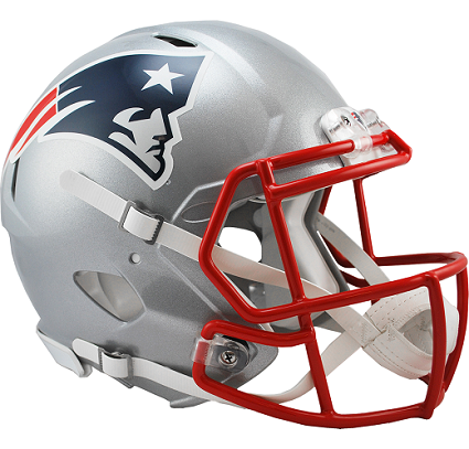 New England Patriots Authentic Speed Football Helmet