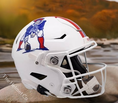 New England Patriots Authentic 1982-89 SpeedFlex Football Helmet