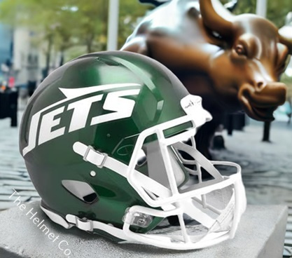 New York Jets Authentic Speed Football Helmet