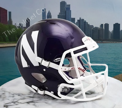 Northwestern Wildcats Authentic Speed Football Helmet