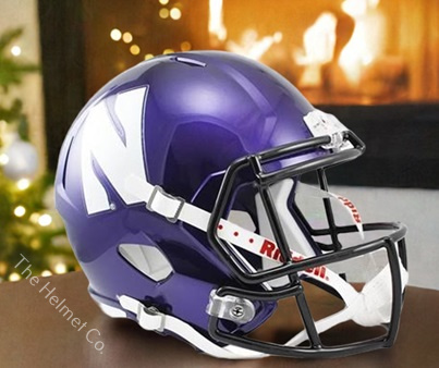 Northwestern Wildcats Replica Speed Football Helmet