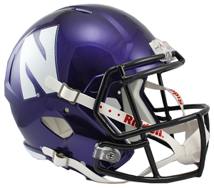 Northwestern Wildcats Replica Speed Football Helmet