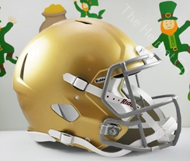 Notre Dame Authentic Speed Football Helmet