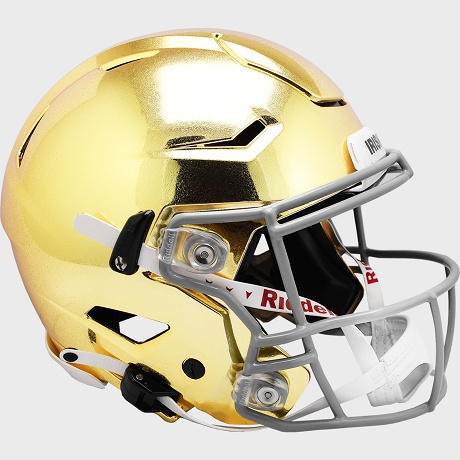 Authentic Notre Dame HydroFX Gold SpeedFlex Football Helmet