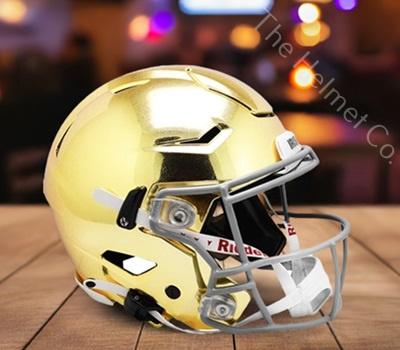 Authentic Notre Dame HydroFX Gold SpeedFlex Football Helmet