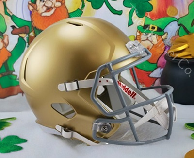 Notre Dame Replica Speed Football Helmet