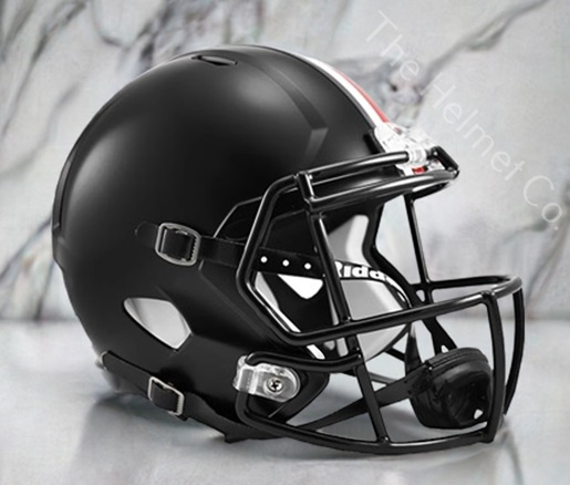 Ohio State Buckeyes Replica Black Speed Football Helmet