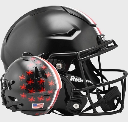 Ohio State Buckeyes Authentic Black SpeedFlex Football Helmet