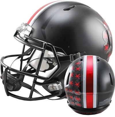 Ohio State Buckeyes Authentic Black Speed Football Helmet