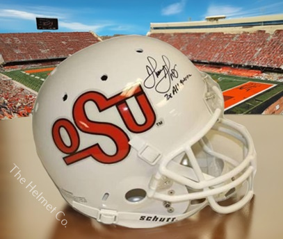 Thurman Thomas Autographed Oklahoma State Replica Helmet