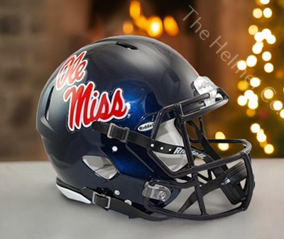 University of Mississippi Ole Miss Rebels Authentic Speed Football Helmet