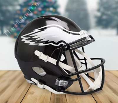 Philadelphia Eagles Helmet - Replica 2022 Alt. Black