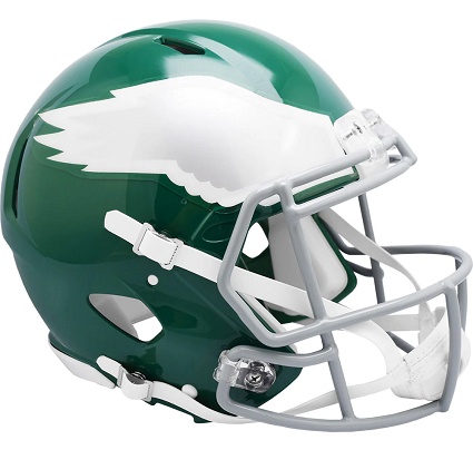 Authentic Philadelphia Eagles Throwback 1974-95 Helmet