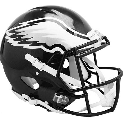 Philadelphia Eagles Helmet - Authentic 2022 Black Alternate