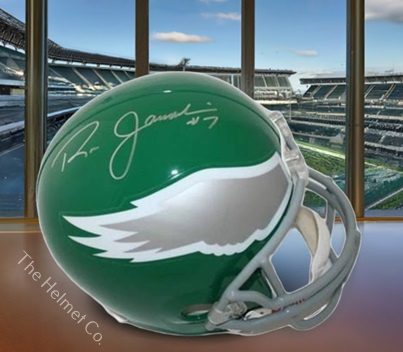 Ron Jaworski Autographed Philadelphia Eagles 1974-95 Replica Riddell Football Helmet