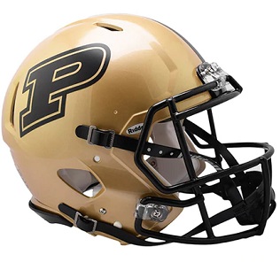 University of Purdue Boilermakers Authentic Speed Football Helmet