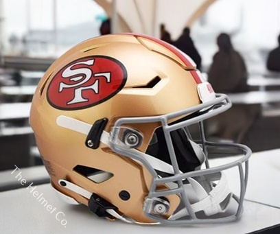 San Francisco 49ers Authentic 1964-95 SpeedFlex Football Helmet