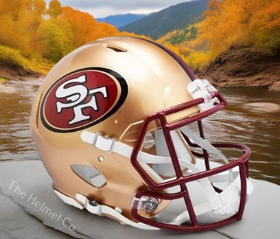 Authentic San Francisco 49ers 1996-08 Throwback Helmet