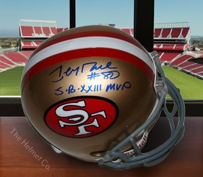 Jerry Rice Autographed San Francisco 49ers Helmet