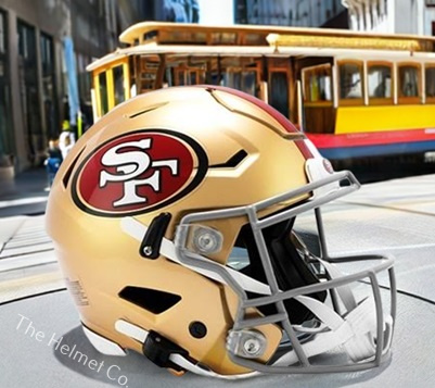 San Francisco 49ers Authentic SpeedFlex Football Helmet