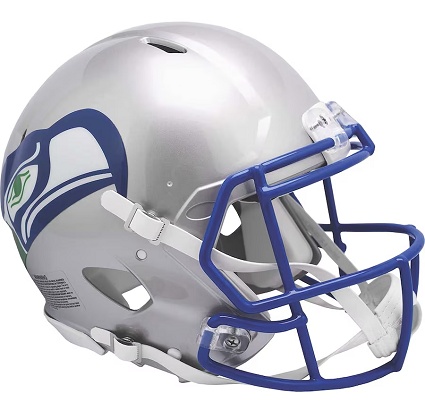 Authentic Seattle Seahawks 1983-01 Throwback Helmet
