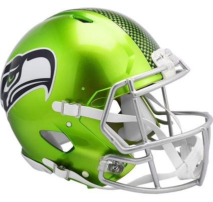 Seattle Seahawks Authentic Flash Speed Football Helmet