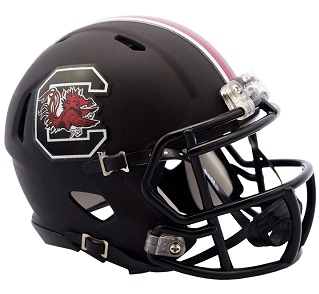 University of South Carolina Gamecocks Replica Black Speed Football Helmet