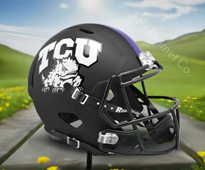 TCU Horned Frogs Replica Speed Football Helmet