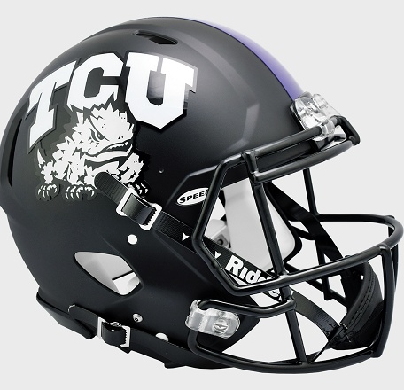 TCU Horned Frogs Authentic Speed Football Helmet