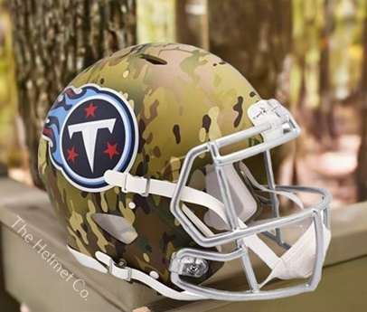 Tennessee Titans Authentic Camo Speed Football Helmet