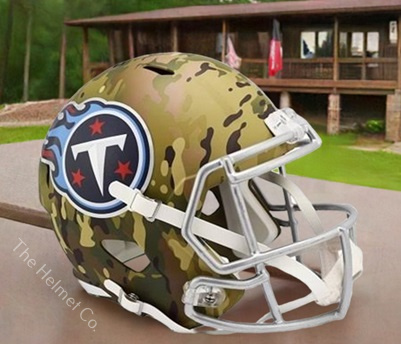 Tennessee Titans Replica Camo Speed Football Helmet