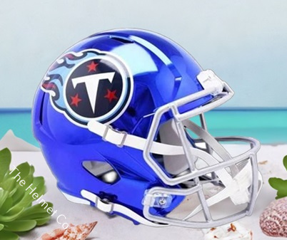 Tennessee Titans Replica Chrome Speed Football Helmet