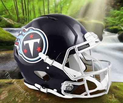 Tennessee Titans Authentic Speed Football Helmet