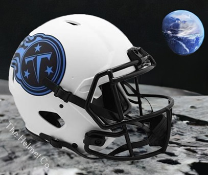 Tennessee Titans Authentic Lunar Eclipse Speed Football Helmet