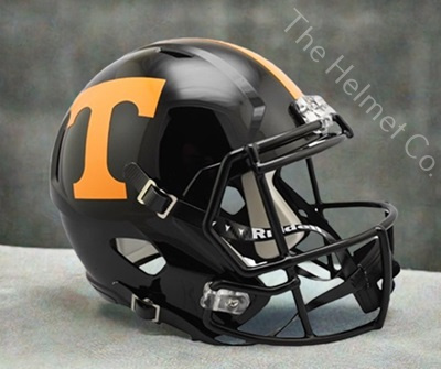 University of Tennessee Vols Replica Black Speed Football Helmet