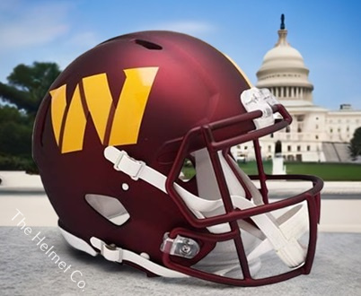 Washington Commanders Authentic Speed Football Helmet